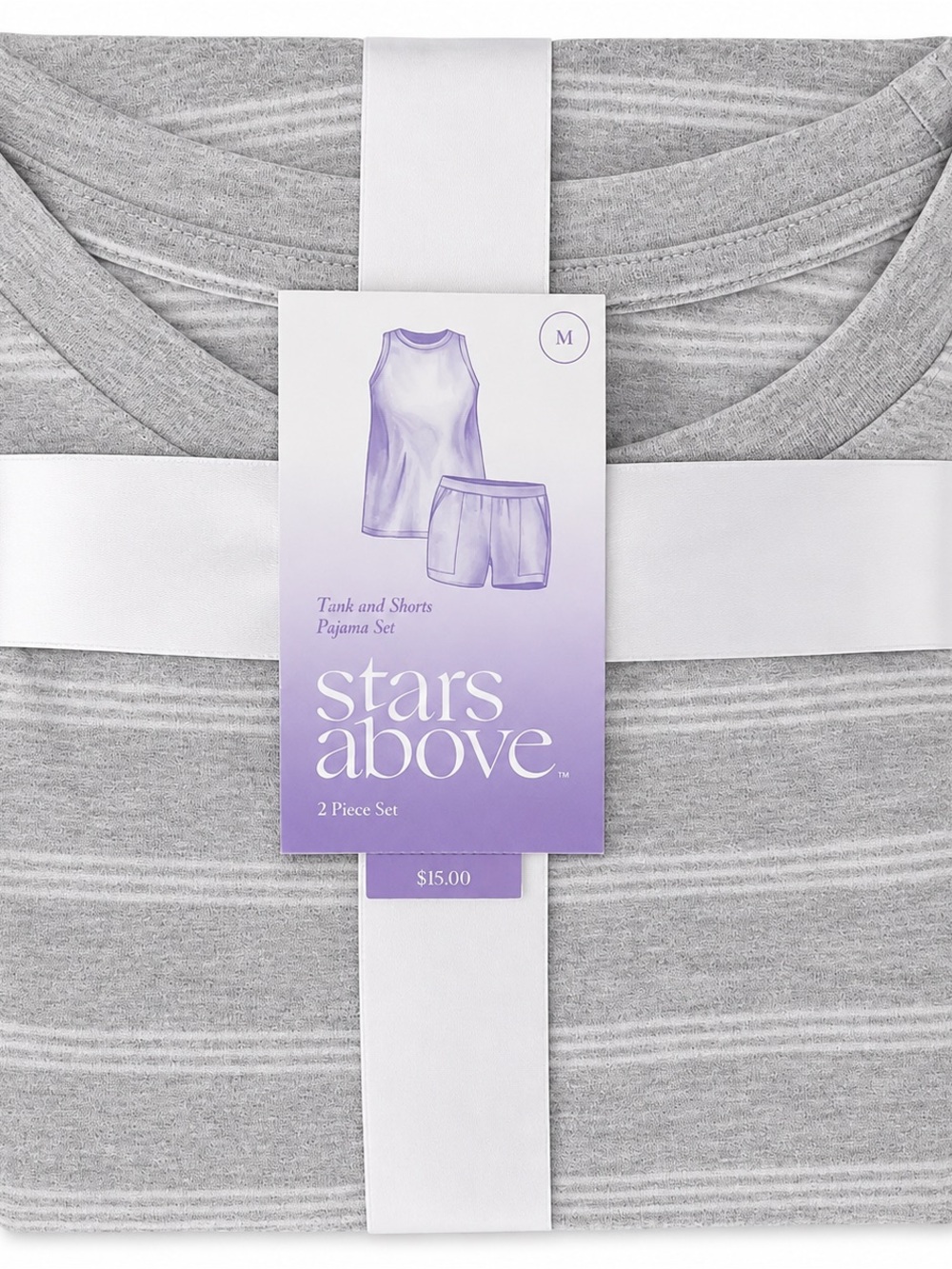 NWT Stars above 2 piece tank & short pj set